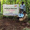 Guidance to beneficiary by KARM staff regarding chilly nursery.
