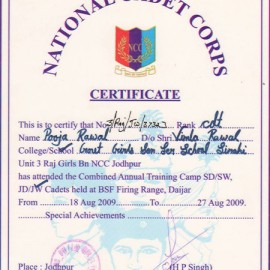 NCC-Rifle-Pooja